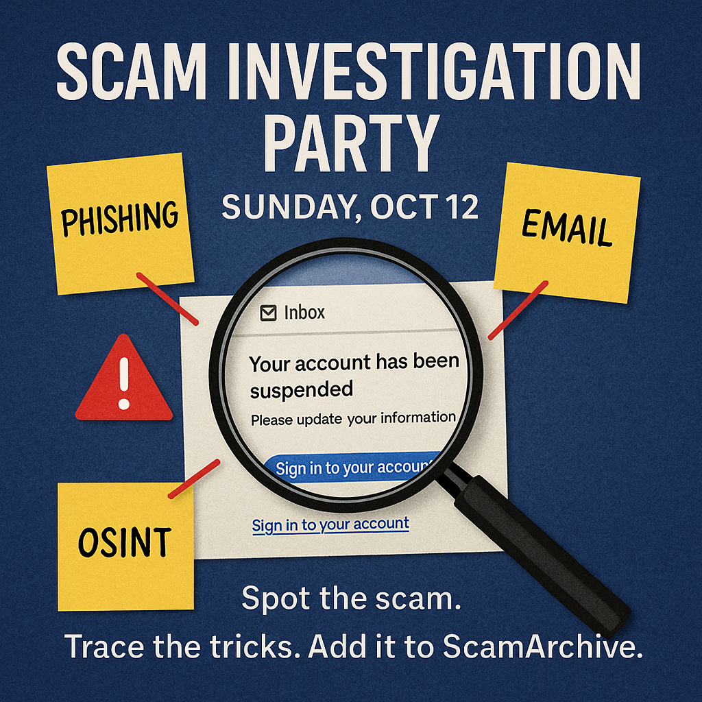Scam Archive: Scam Search Party